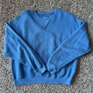 American Eagle Outfitters Blue Crewneck Sweater